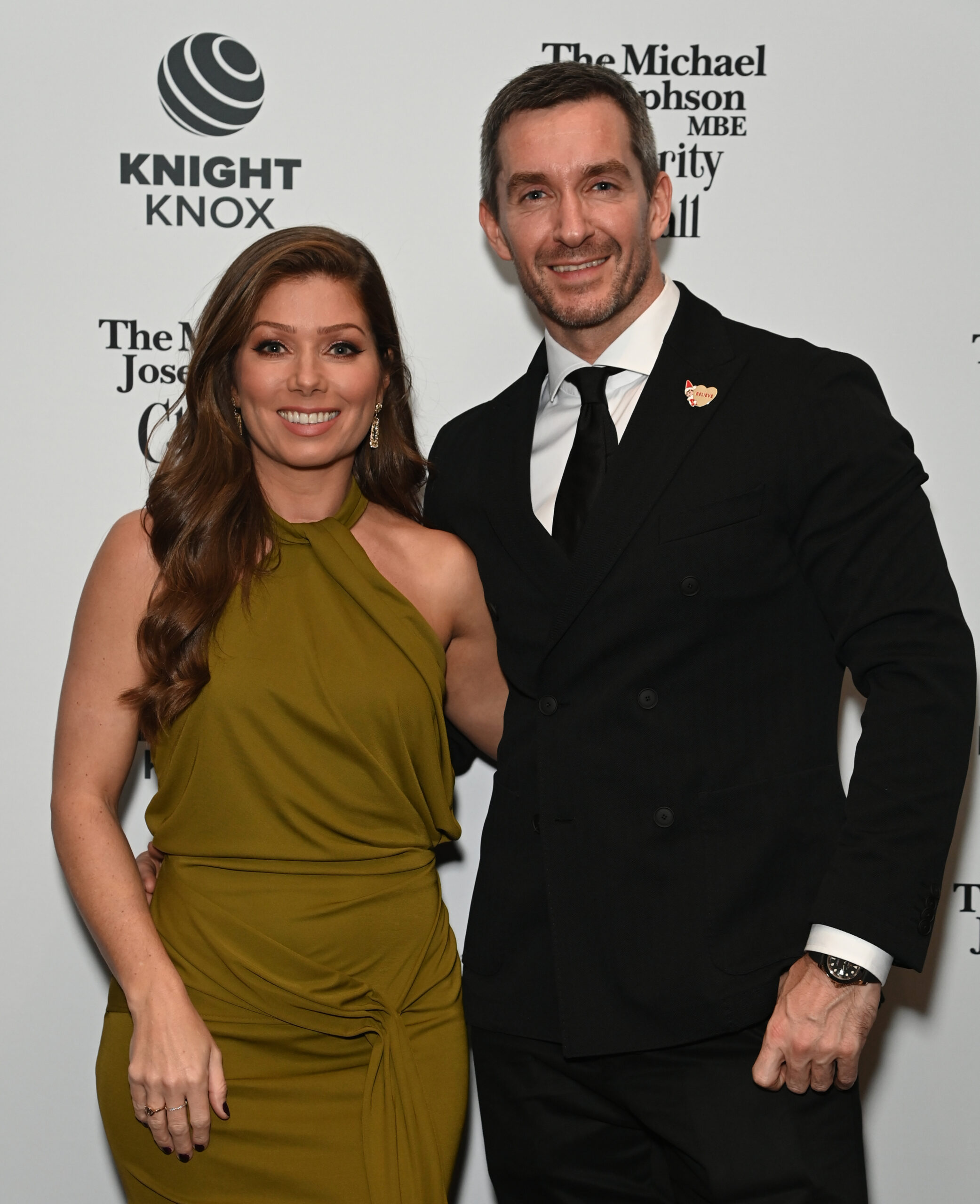 Anthony Quinlan and Nikki Sanderson on the red carpet 