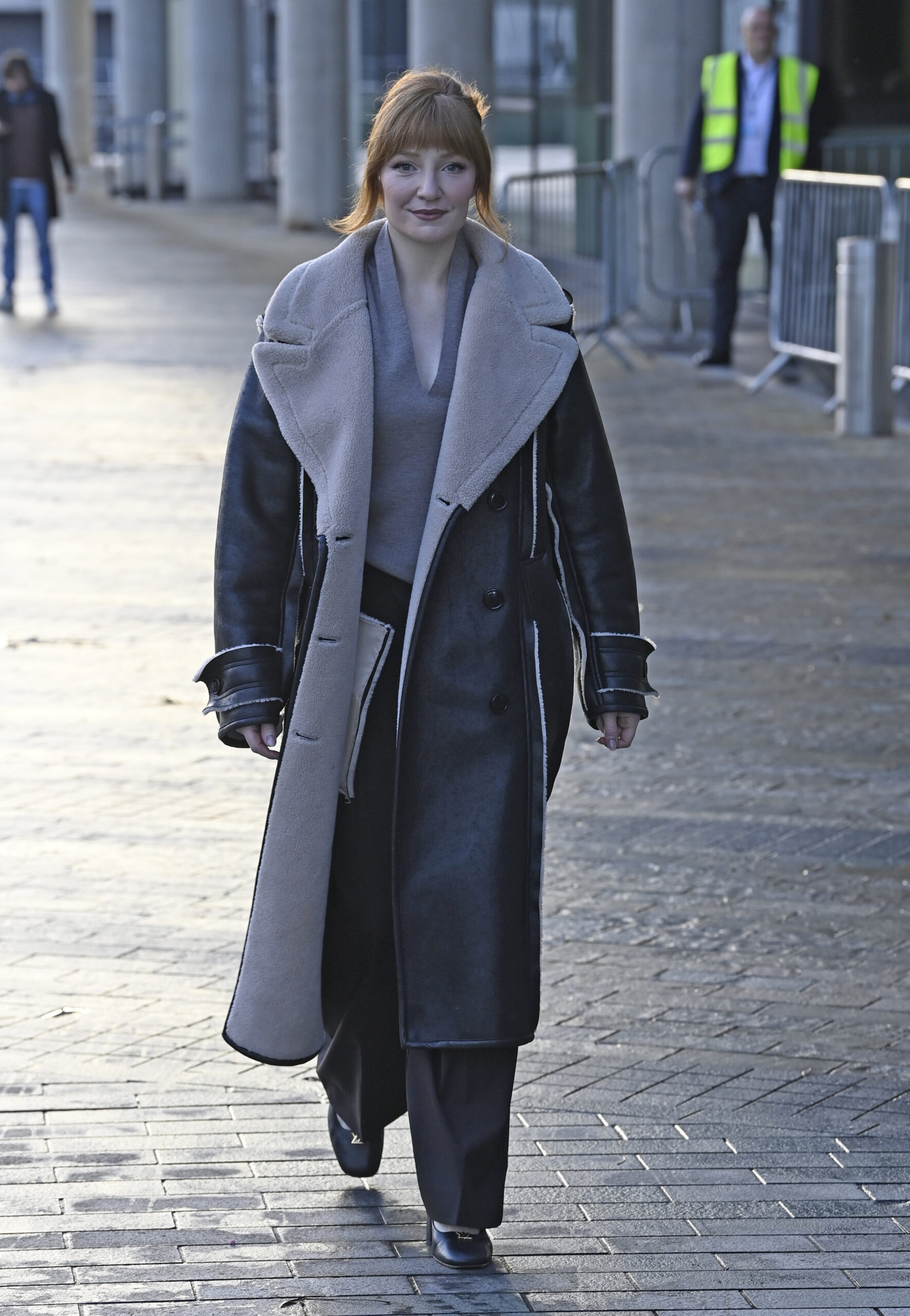 Nicola Roberts walking