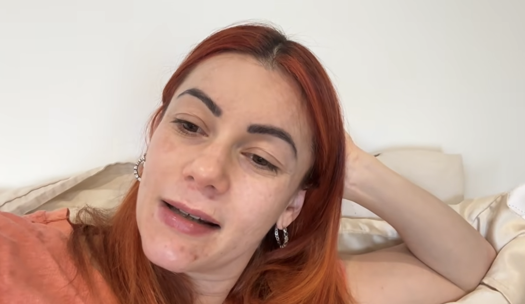 Dianne Buswell speaking to vlog 