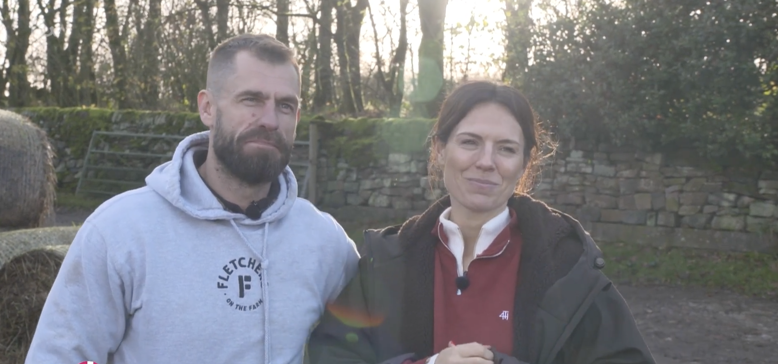 Kelvin Fletcher and Liz Fletcher on Lorraine