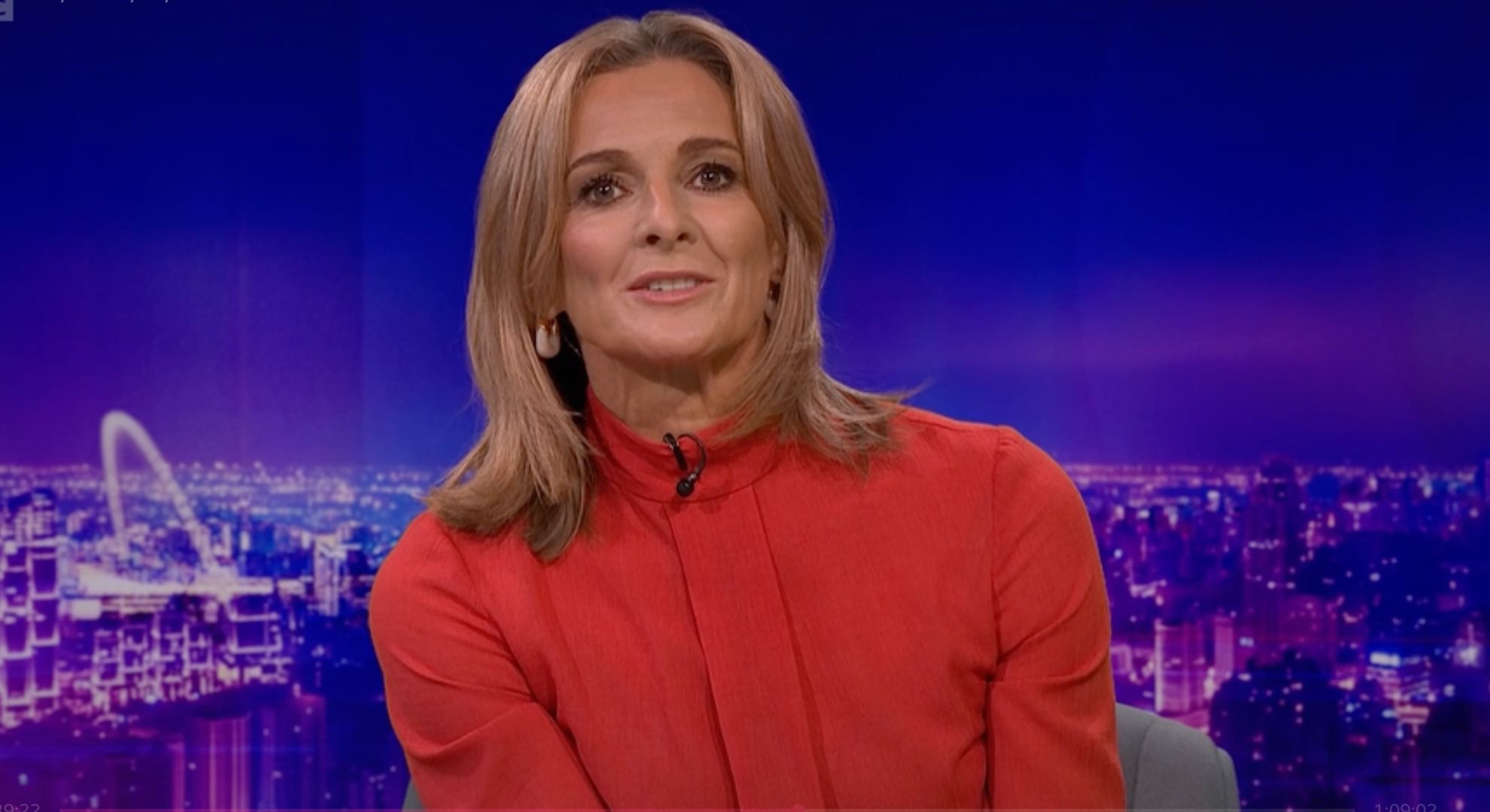 Gabby Logan on Match of the Day