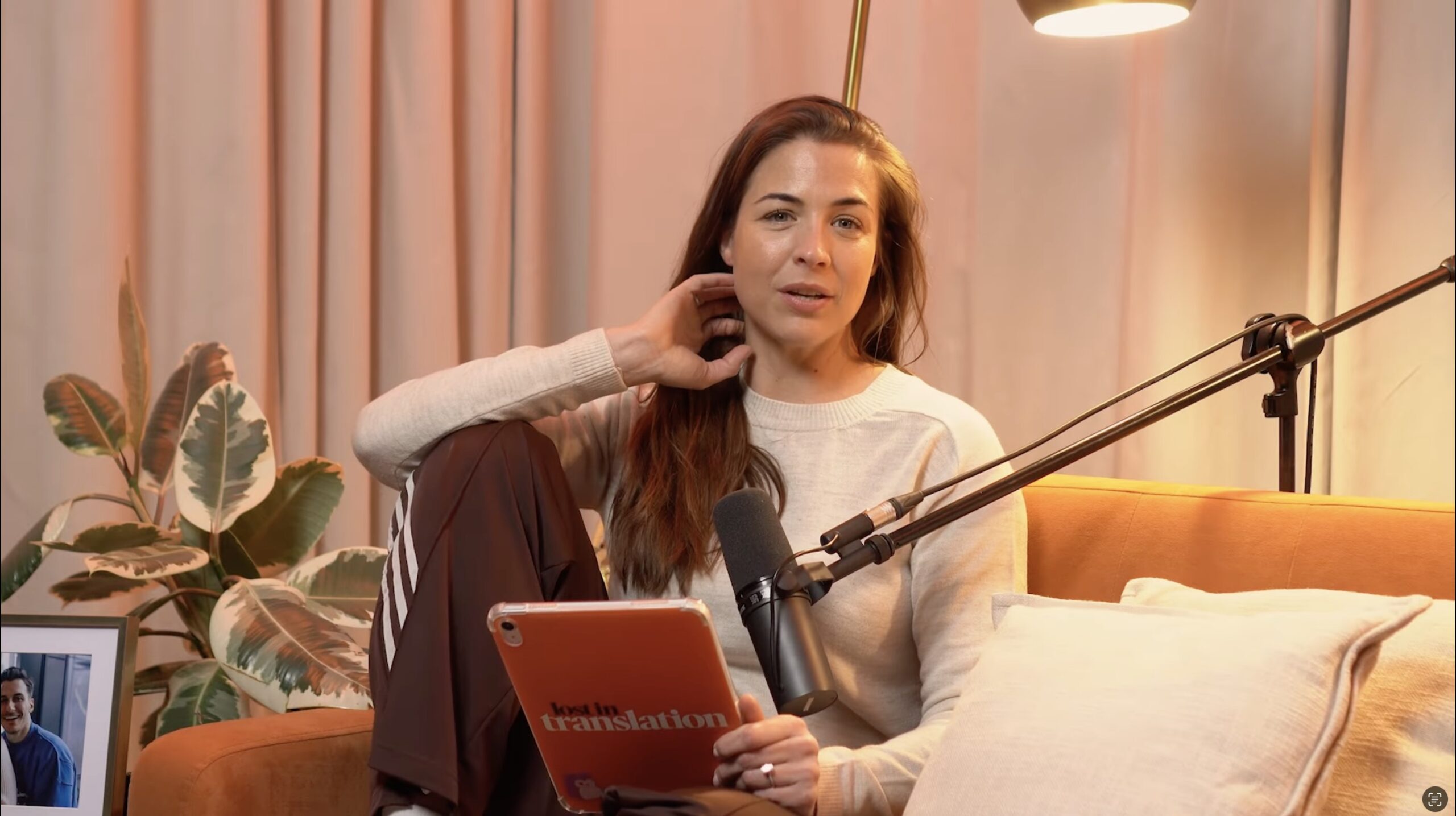 Gemma Atkinson on her podcast