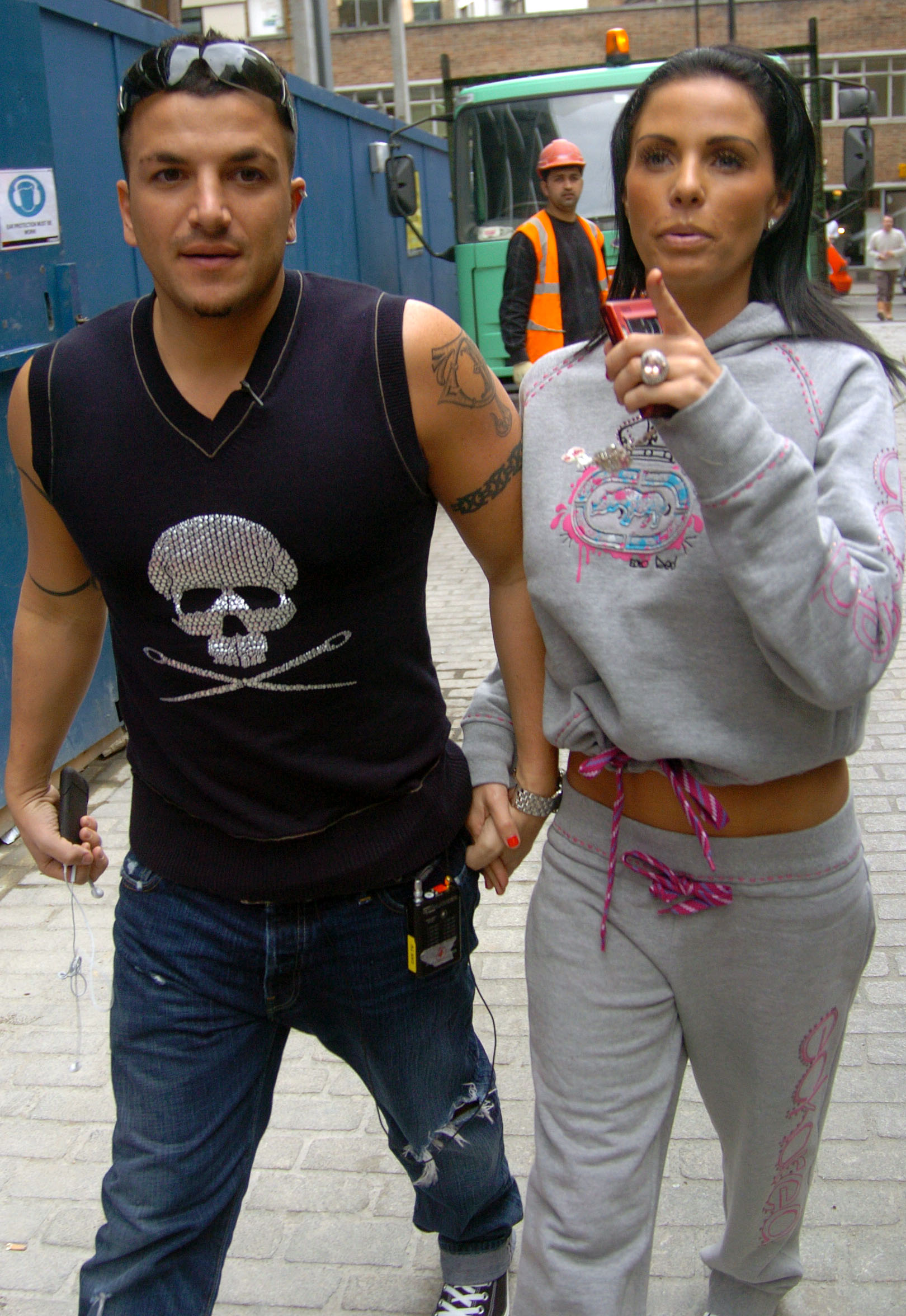 Katie and Peter outside 