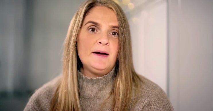 Sue Radford brown jumper