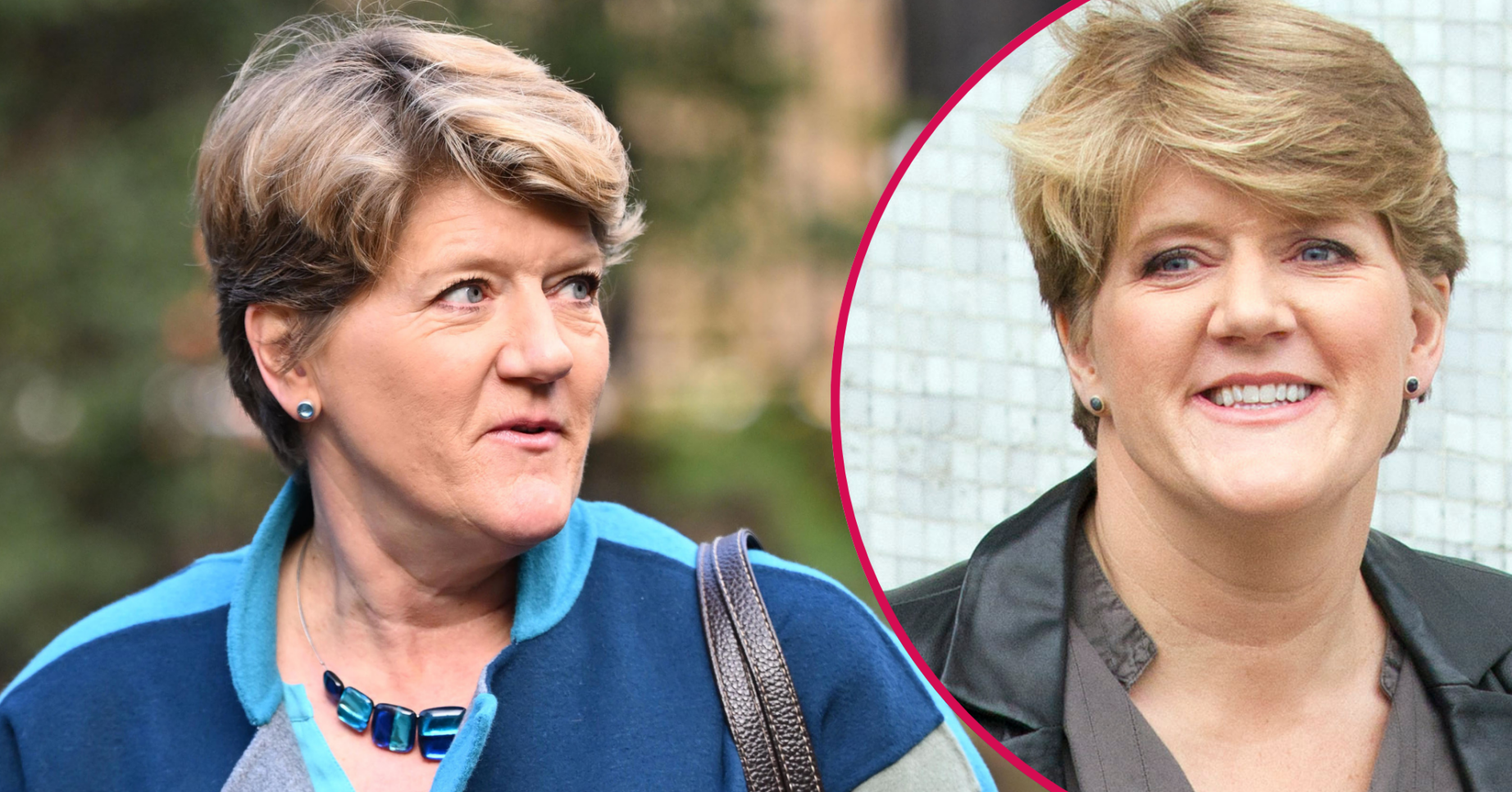 Two images of Clare Balding
