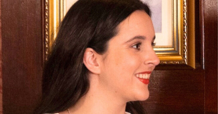 Coronation Street's Amy smiling