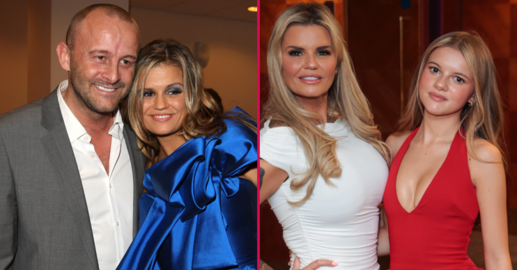 Kerry Katona with Mark Croft and their daughter Heidi