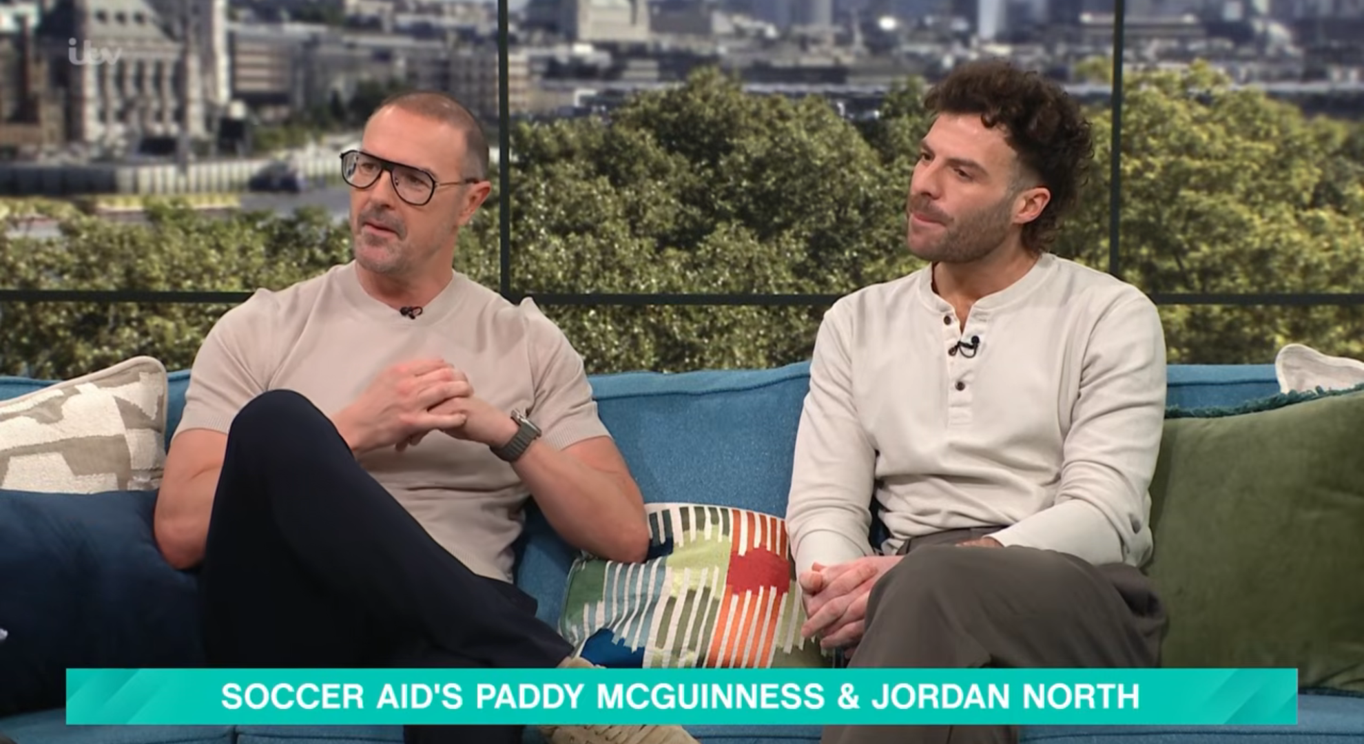 Paddy McGuinness and Jordan North on This Morning
