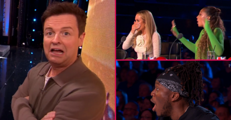KSI, Declan Donnelly and Amanda and Alesha on BGT