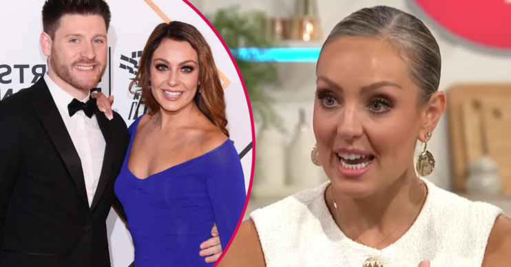 Amy Dowden and her husband Ben