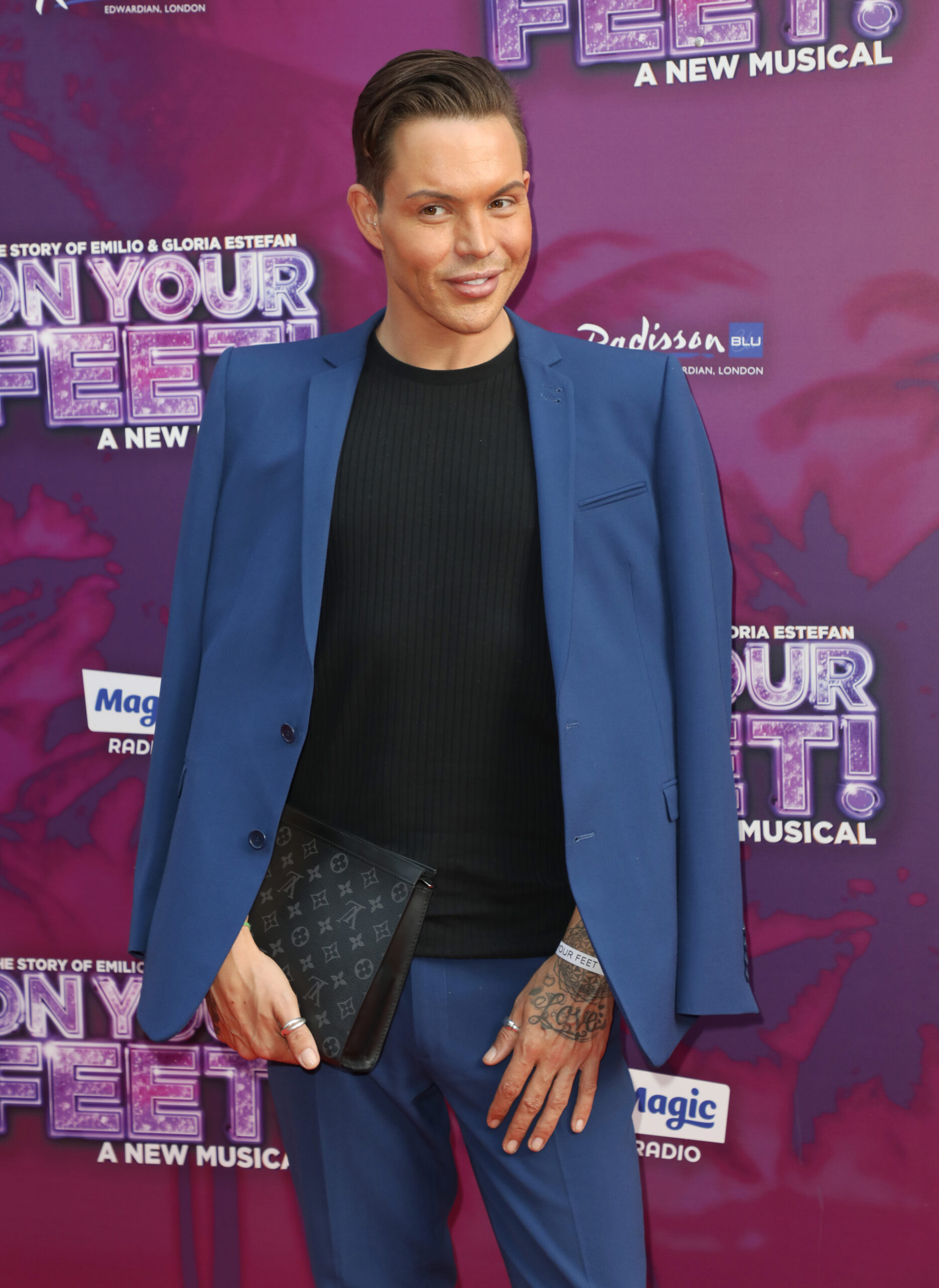 Bobby Norris on the red carpet
