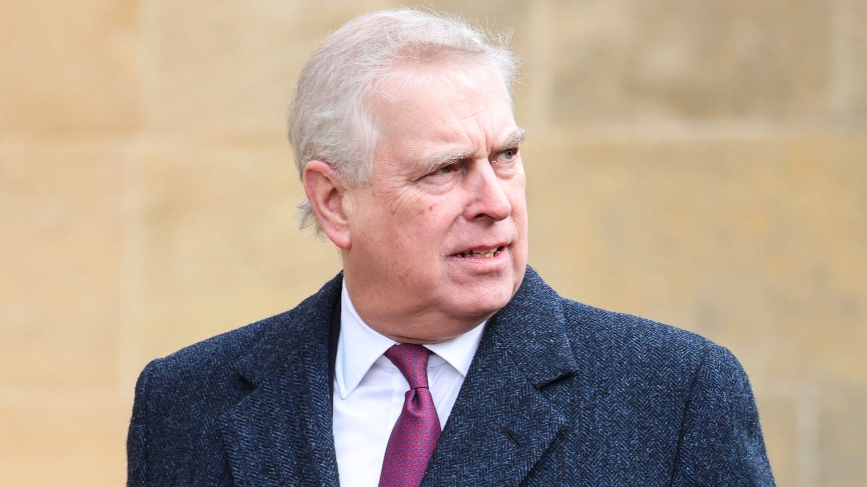 Andrew Mountbatten-Windsor with a shocked expression