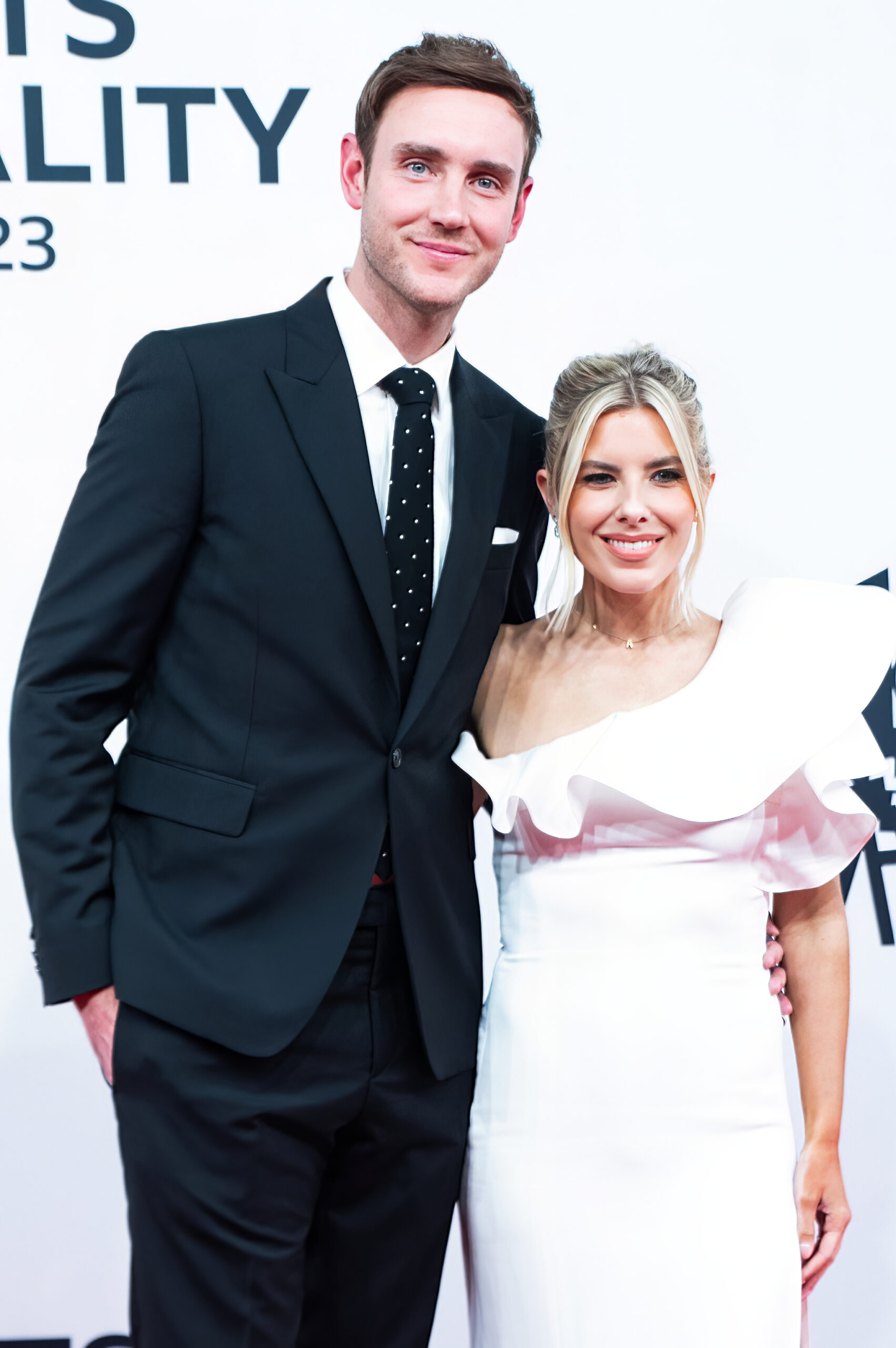 Mollie King and Stuart Broad 