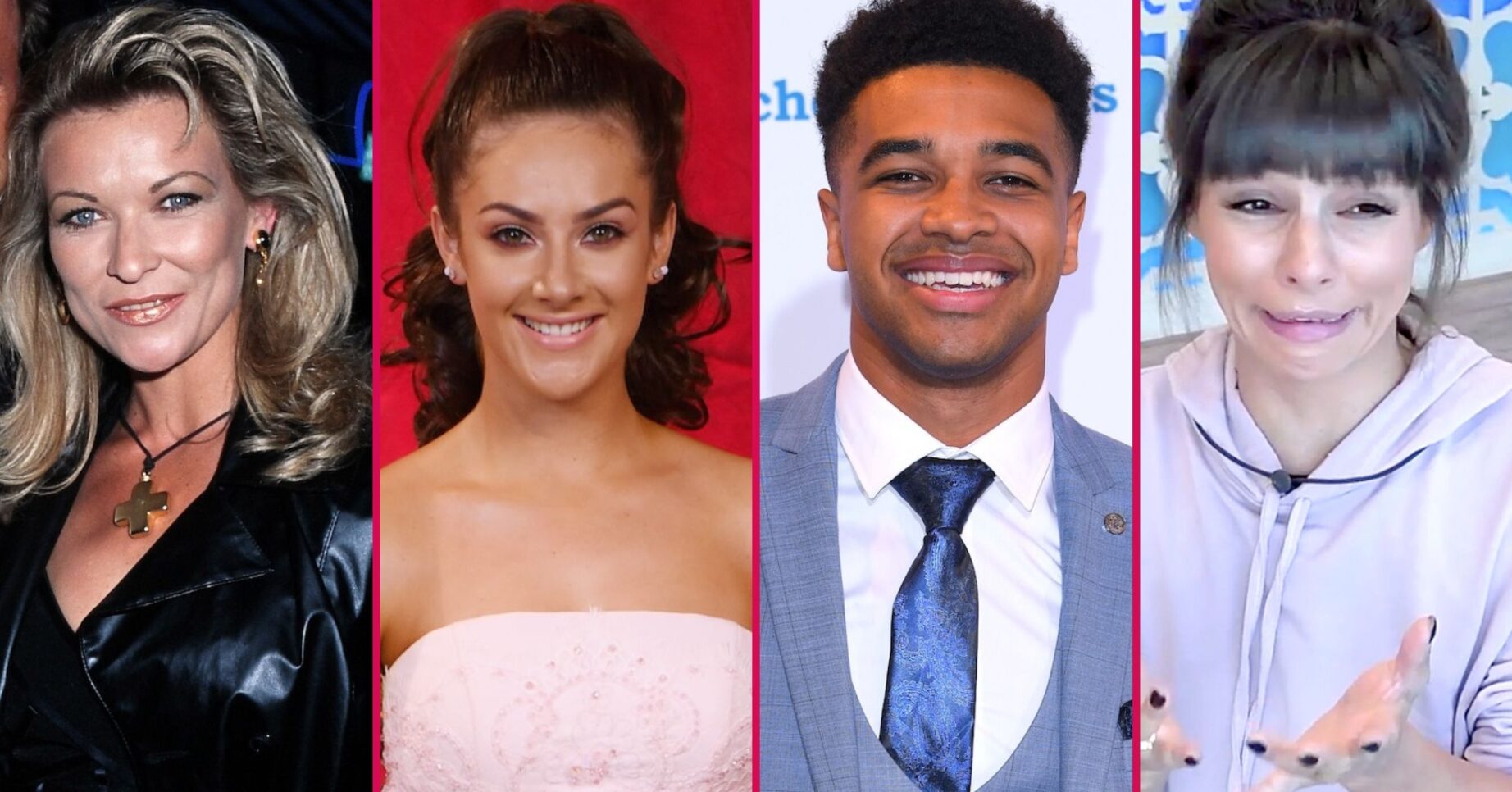 Claire King, Isabel Hodgins, Asan N'Jie and Roxanne Pallett (Credit: Shutterstock/David Fisher)