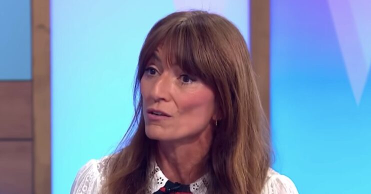 Davina looking serious