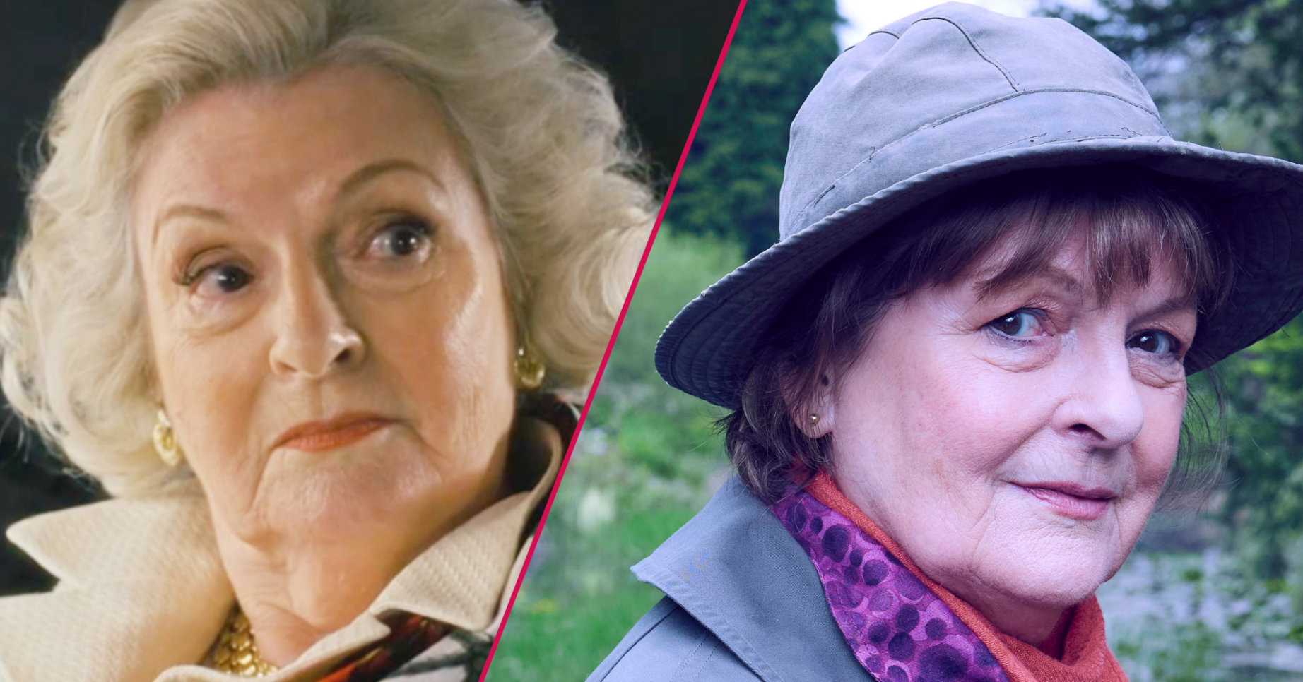 Composite of Brenda Blethyn as Vera and Emma Harte