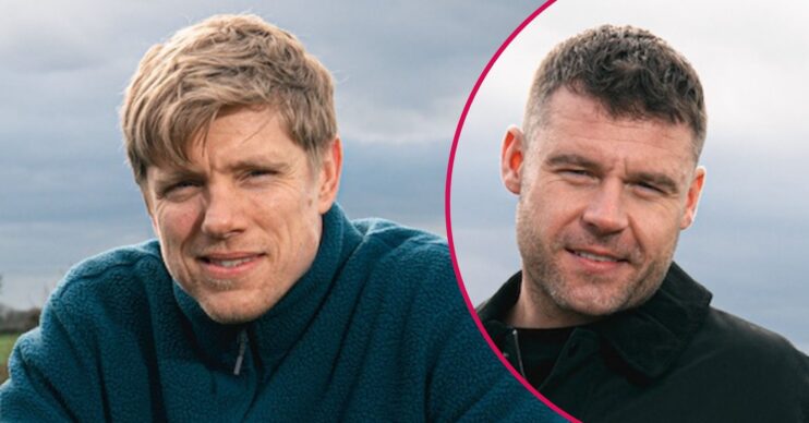 Aaron and Robert take over the farm (Credit: ITV)