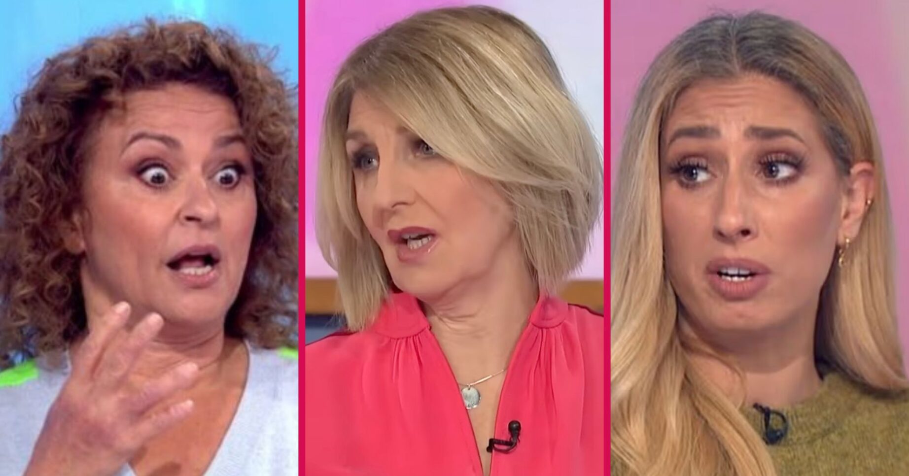 Nadia Sawalha, Kaye Adams and Stacey Solomon on Loose Women