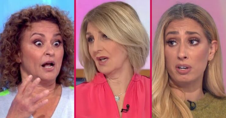 Nadia Sawalha, Kaye Adams and Stacey Solomon on Loose Women