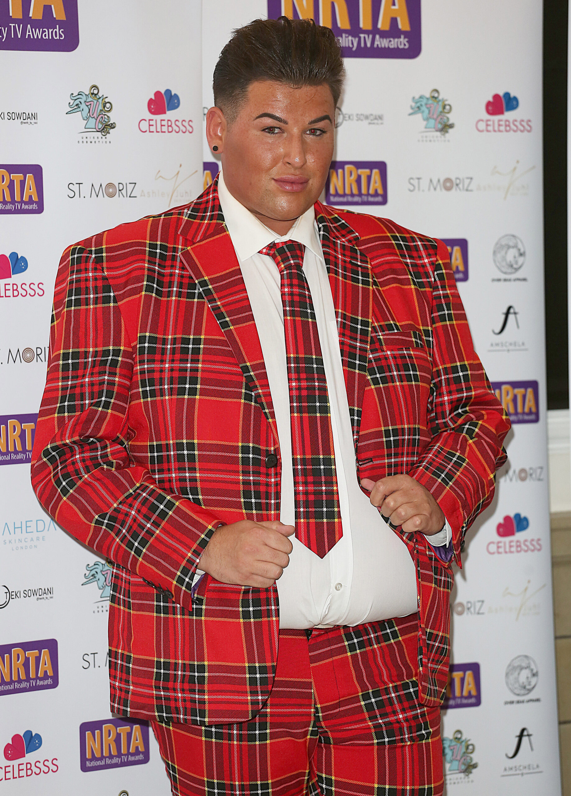 David Potts on the red carpet