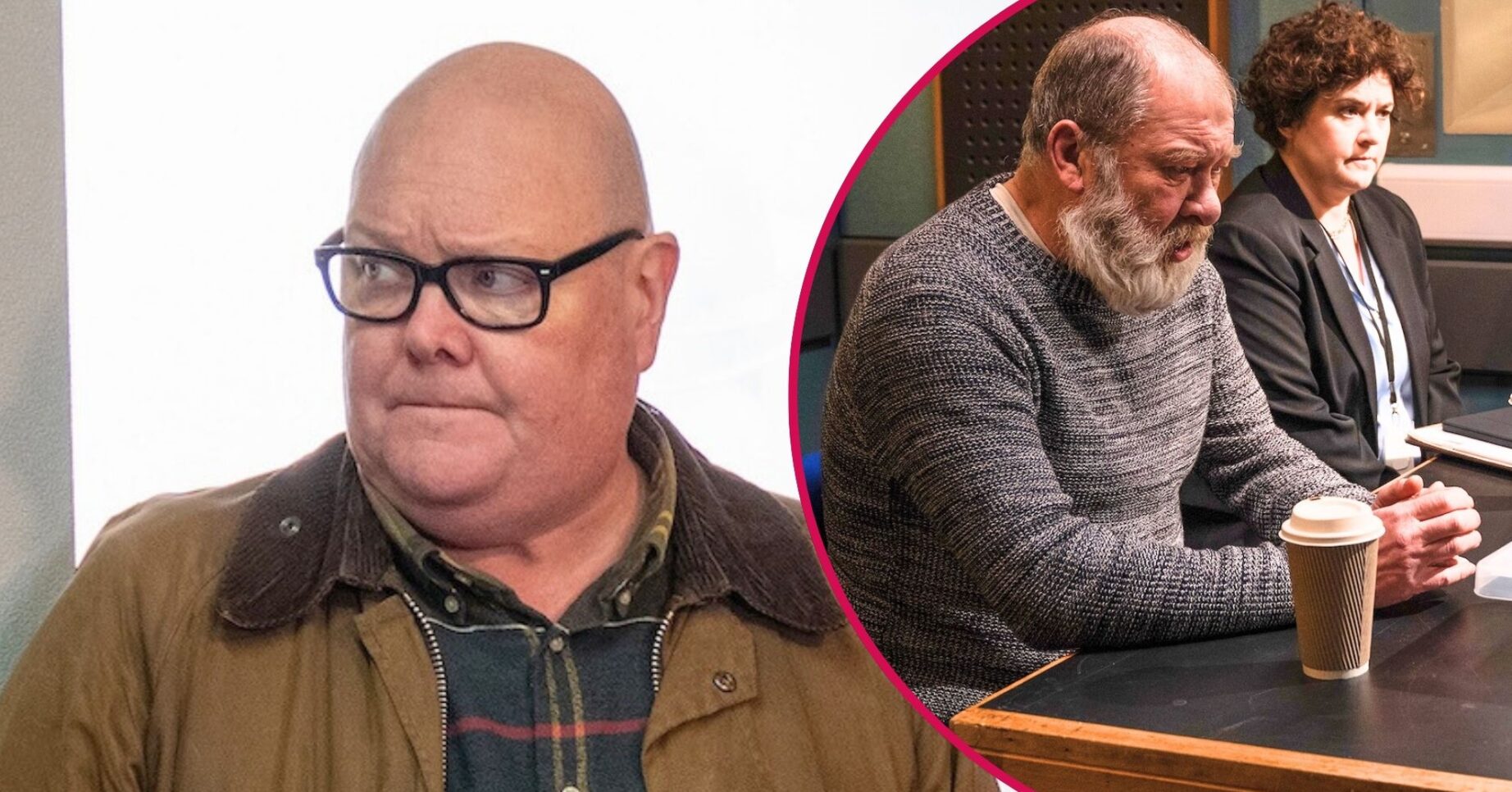 Paddy and Bear in Emmerdale (Credit: ITV/Comp ED!)