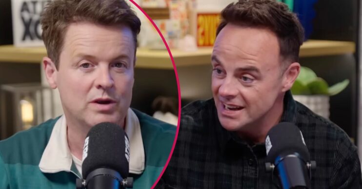 Ant and Dec on their podcast