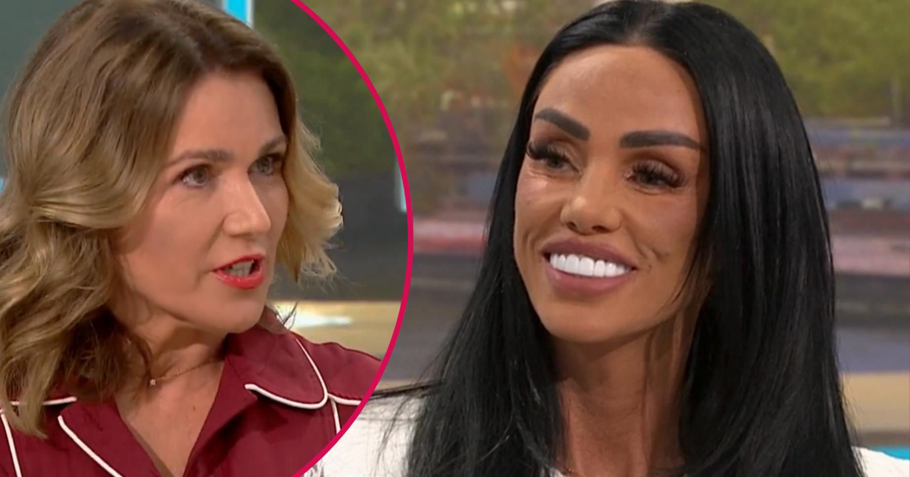 Susanna Reid and Katie Price on GMB