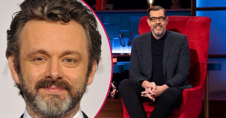 Michael Sheen and Richard Osman smiling