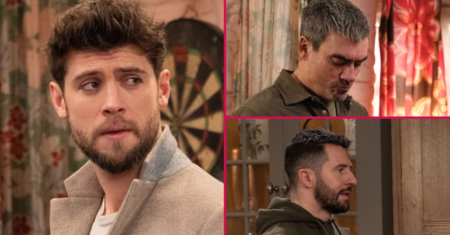 Joe, Cain and Ross in Emmerdale spoilers (Credit: ITV/Comp ED!)