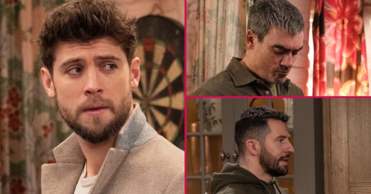 Joe, Cain and Ross in Emmerdale spoilers (Credit: ITV/Comp ED!)