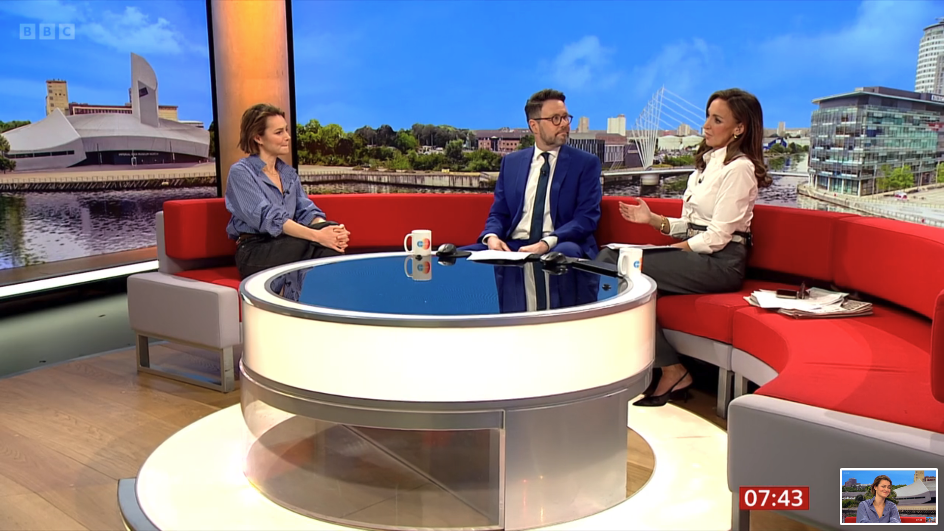 Kara Tointon speaking on BBC Breakfast