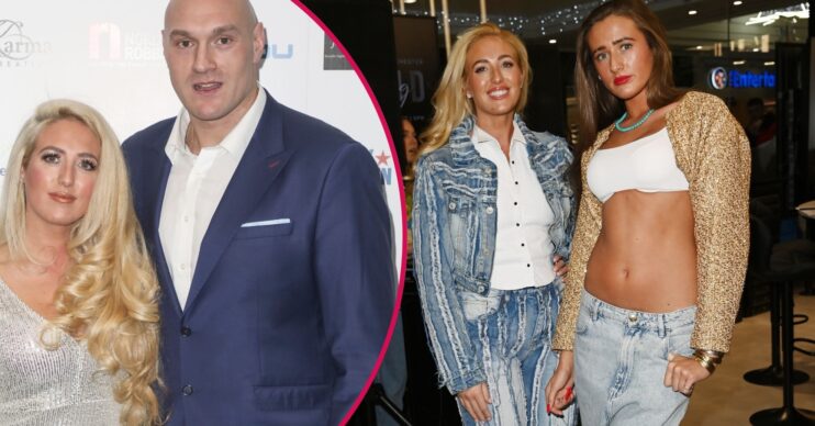 Paris Fury and Tyson Fury on the red carpet / Paris and Venezuela Fury smiling