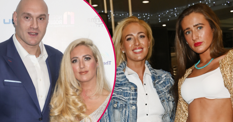 Paris Fury and Tyson Fury on the red carpet / Paris and Venezuela Fury smiling