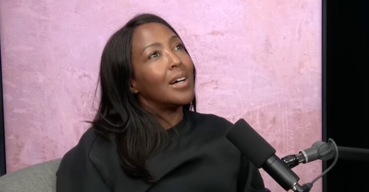 Angellica Bell on a podcast