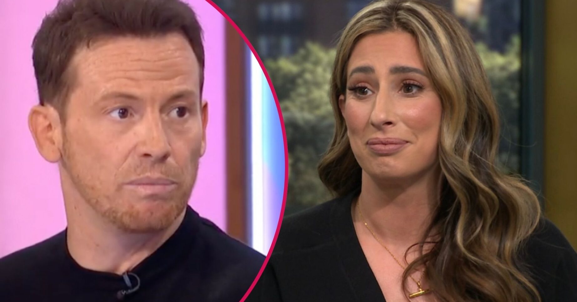 Joe Swash on Loose Women and Stacey Solomon on This Morning