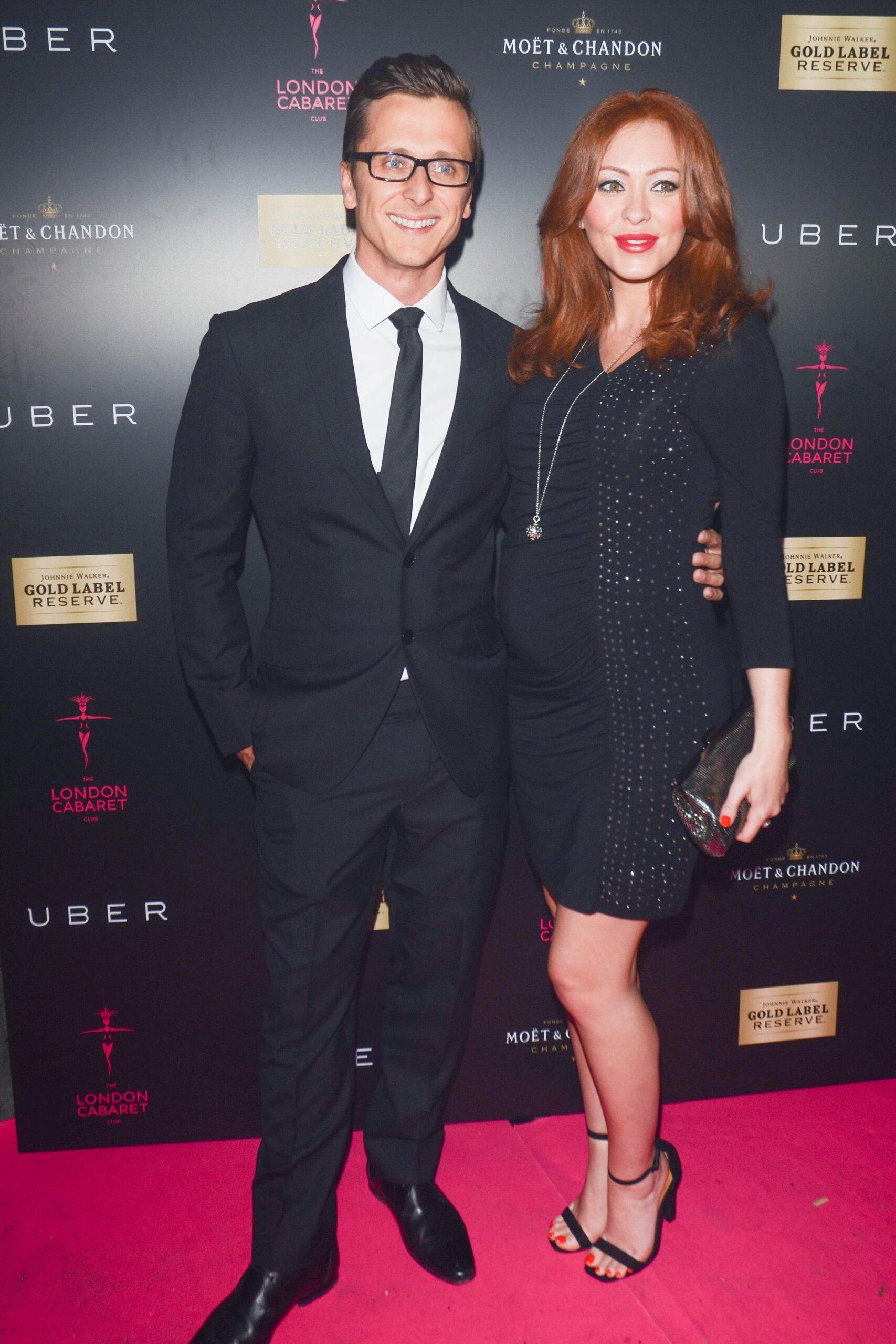 Natasha Hamilton and Ritchie Neville on the red carpet