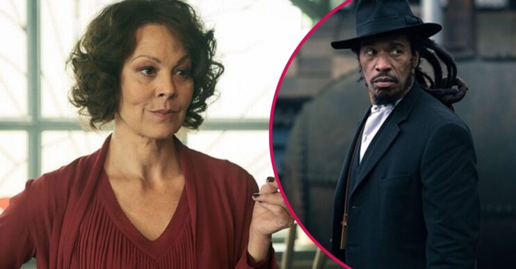Helen McCrory and Benjamin Zephaniah in Peaky Blinders