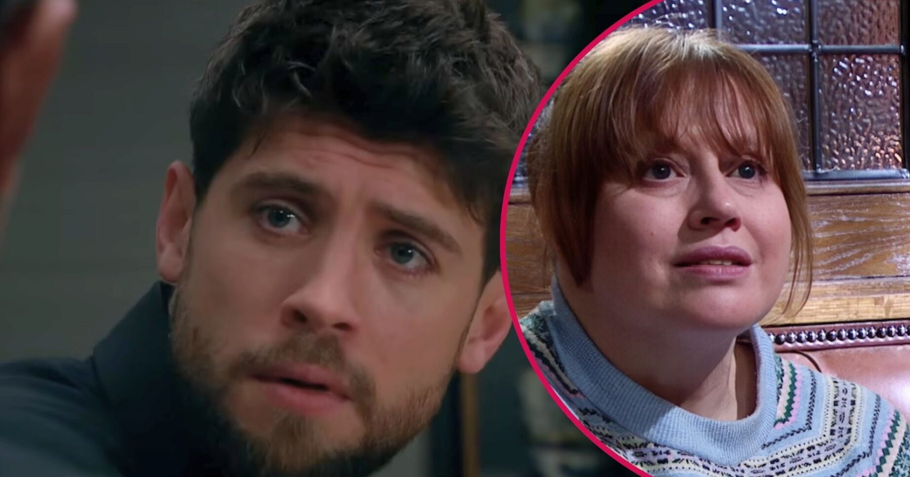 Joe Tate and Lydia Dingle split pic (Credit: ITV/Comp ED)