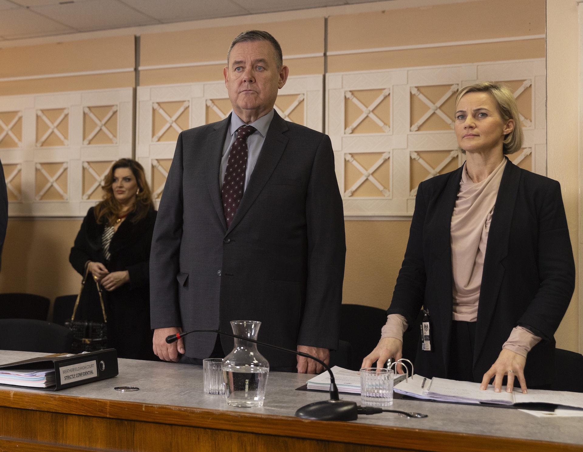 George in court in Coronation Street