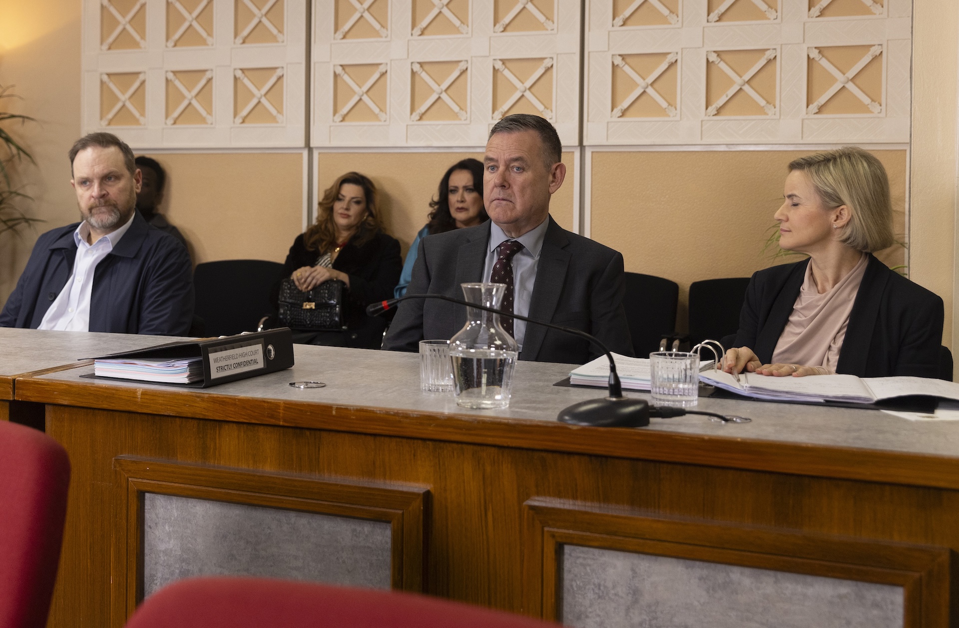 George in court in Coronation Street