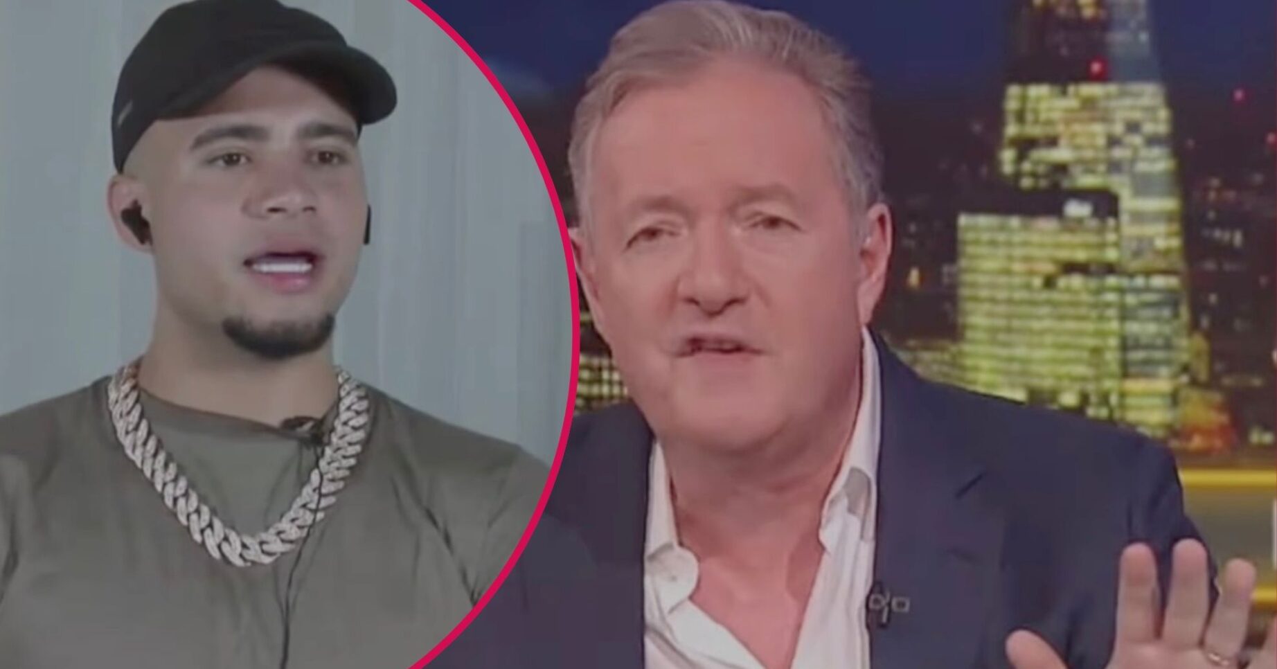 Piers Morgan and HSTikkyTokky in heated debate