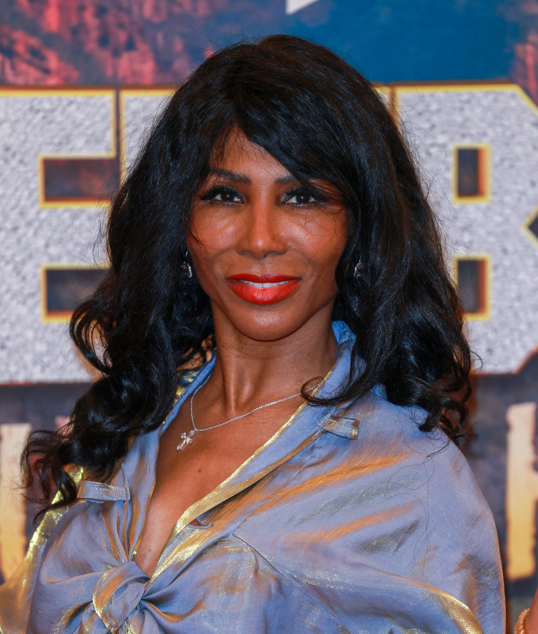 Sinitta on the red carpet 