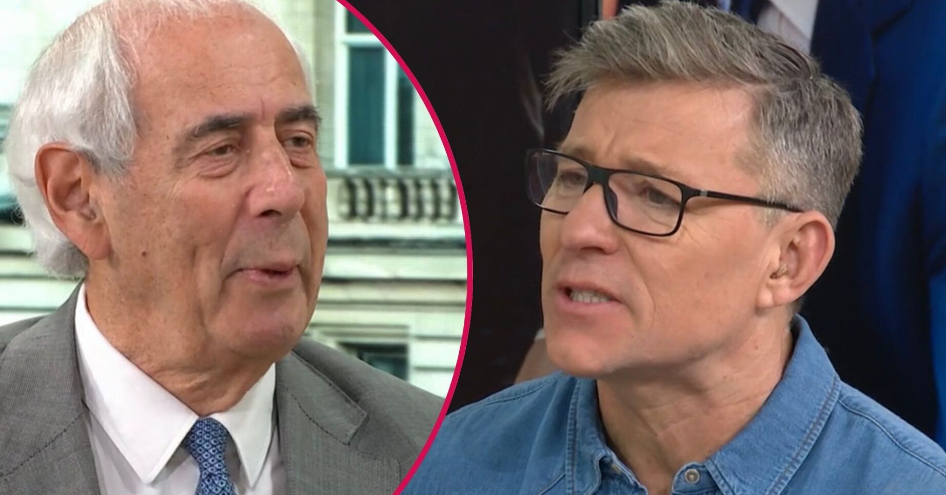 Tom Bower and Ben Shephard on This Morning