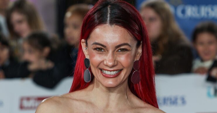 Dianne Buswell on the red carpet