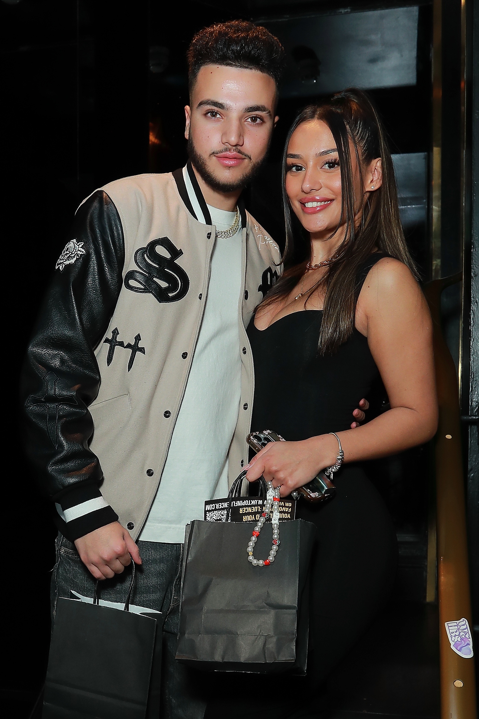 Junior Andre and Jasmine Orr together