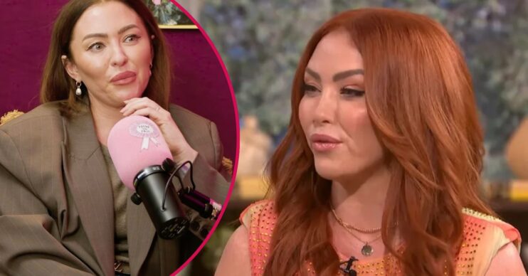Natasha Hamilton talking on a podcast / Natasha Hamilton on This Morning