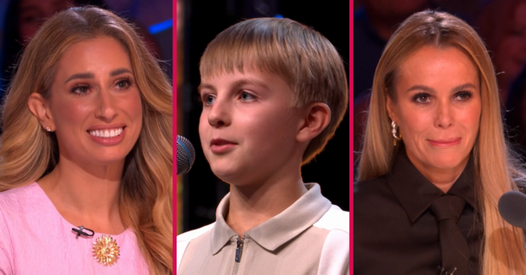 Stacey Solomon, James and Amanda Holden on Britain's Got Talent