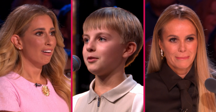 Stacey Solomon, James and Amanda Holden on Britain's Got Talent