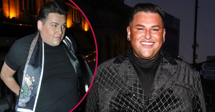 David Potts getting out of a car / David Potts smiling