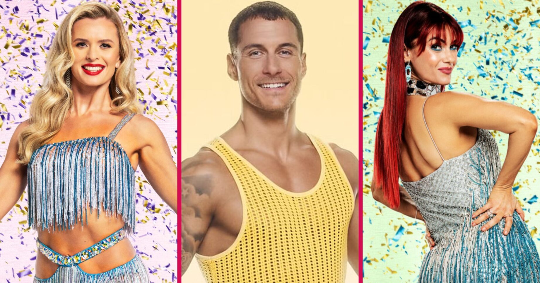 Nadiya Bychkova, Gorka Marquez and Dianne Buswell Strictly press photos